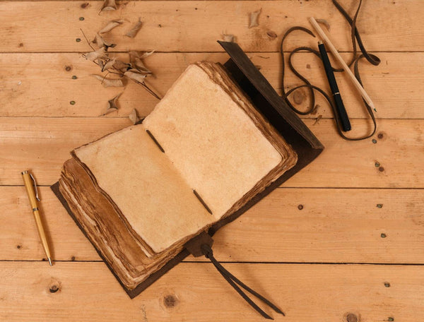 Draco Leather Journal - Brown - Aaron Leather Goods