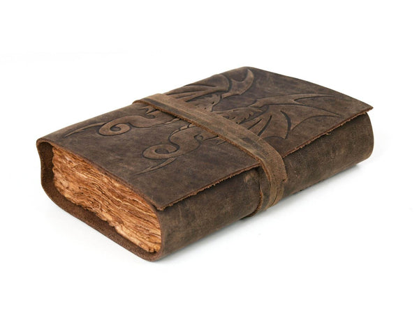 Draco Leather Journal - Brown - Aaron Leather Goods