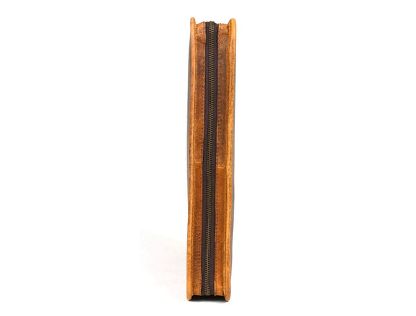 Asturias Leather Organizer - Caramel Brown - Aaron Leather Goods