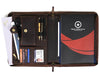 Asturias Leather Organizer - Walnut Brown - Aaron Leather Goods