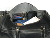Pamplona Leather Duffle bag - Raven Black - Aaron Leather Goods Inc