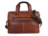Brooklyn Leather Office Bag - Lux Tan - Aaron Leather Goods