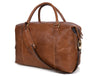 Premium Full-Grain Leather Weekender Duffel Bag for Travel & Business | 22 Inch - Aaron Leather Goods Inc