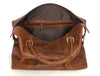 Premium Full-Grain Leather Weekender Duffel Bag for Travel & Business | 22 Inch - Aaron Leather Goods Inc