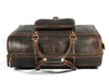 Bolzano Leather Duffle Bag - Walnut Brown - Aaron Leather Goods