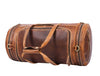 Cordoba Leather Barrel Bag - Caramel Brown - Aaron Leather Goods