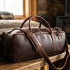 Tuscania Leather Knife Bag - Walnut Brown - Aaron Leather Goods