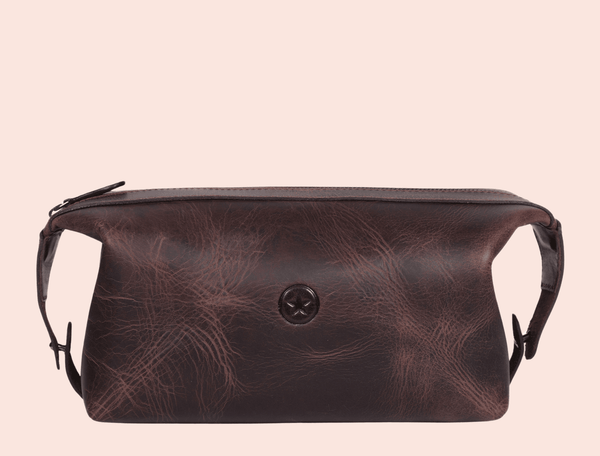 Siren Leather Toiletry Bag - Aaron Leather Goods