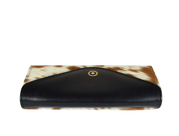 Versaille Hairon Leather Clutch - Aaron Leather Goods Inc