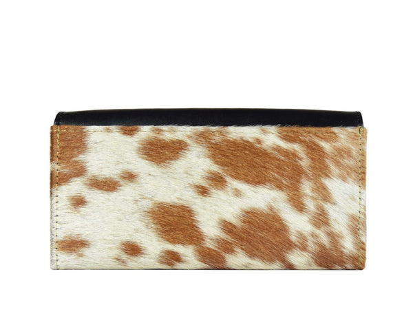 Versaille Hairon Leather Clutch - Aaron Leather Goods Inc