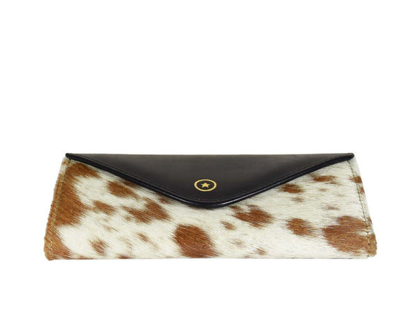 Versaille Hairon Leather Clutch - Aaron Leather Goods Inc