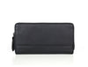 Vintage Full - Grain Leather Zip Wallet | Compact Travel Wallet for Men & Women - Aaron Leather Goods