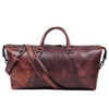 Vintage Leather Duffle Bag – LH-TB-161 - Brown - Aaron Leather Goods Inc
