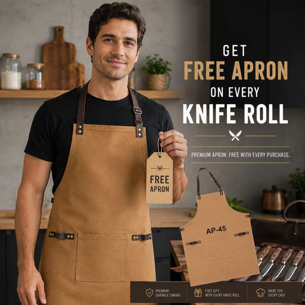 Vintage Leather Knife Roll with Zipper Pocket & Shoulder Strap – Chef Tool Organizer - Aaron Leather Goods Inc
