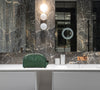 Omaha Leather Toiletry Bag - Pine Green - Aaron Leather Goods