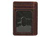 Utrera Leather Credit Card Holder - Walnut Brown - Aaron Leather Goods