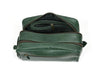 Tampa Leather Toiletry Bag - Fossil Green - Aaron Leather Goods