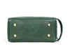 Tampa Leather Toiletry Bag - Fossil Green - Aaron Leather Goods