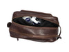 Artisan Walnut Leather Toiletry Bag - Aaron Leather Goods