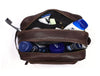 Artisan Walnut Leather Toiletry Bag - Aaron Leather Goods