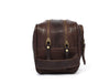 Artisan Walnut Leather Toiletry Bag - Aaron Leather Goods