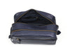 Tampa Leather Toiletry Bag - Navy Blue - Aaron Leather Goods