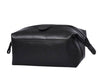 Normandy Leather Toiletry Bag - Raven Black - Aaron Leather Goods