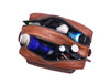 Barcelona Leather Toiletry Bag - Caramel Brown - Aaron Leather Goods