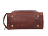 Barcelona Leather Toiletry Bag - Caramel Brown - Aaron Leather Goods