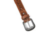 Newport Leather Belt - Caramel Brown - Aaron Leather Goods