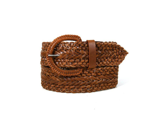 Gadsden Leather Belt - Tan - Aaron Leather Goods