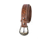 Chandler Leather Belt - Camel - Aaron Leather Goods