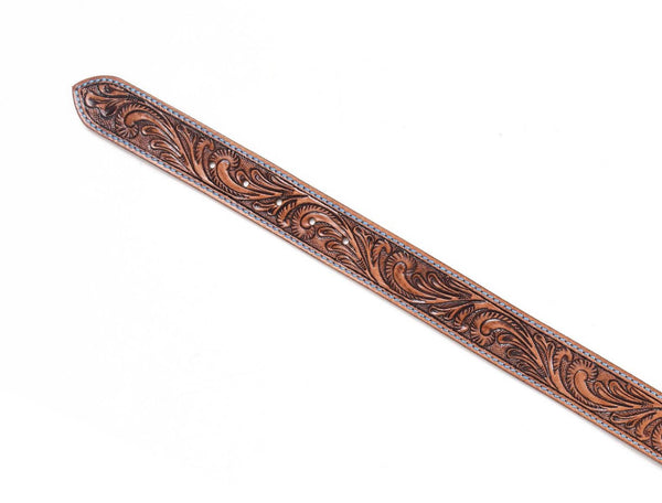 Chandler Leather Belt - Camel - Aaron Leather Goods
