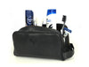 Tampa Leather Toiletry Bag - Raven Black - Aaron Leather Goods