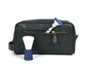 Tampa Leather Toiletry Bag - Raven Black - Aaron Leather Goods