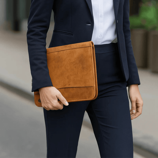 Austin Leather Organizer - Tawny Brown - Aaron Leather Goods